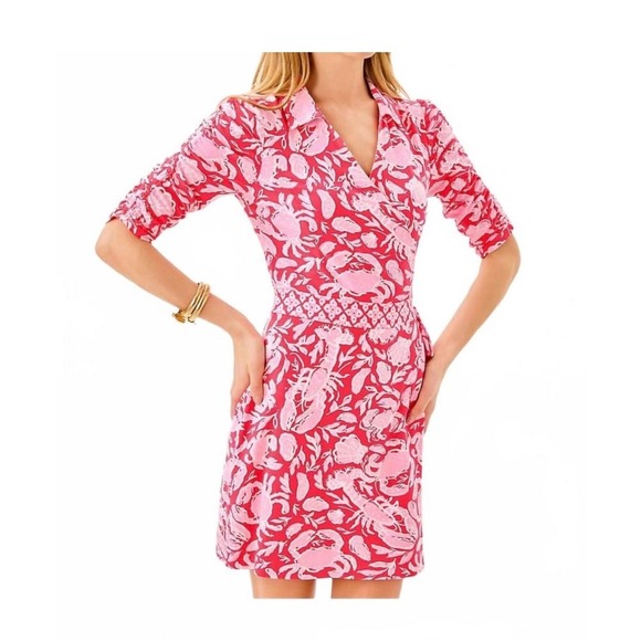 Lilly Pulitzer Pants - Lilly Pulitzer Ibby Skirted Romper – Cane Coral Crab – Medium – NWT